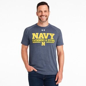 EUC Under Armour NAVY Swimming & Diving Tee – Size XL - W28